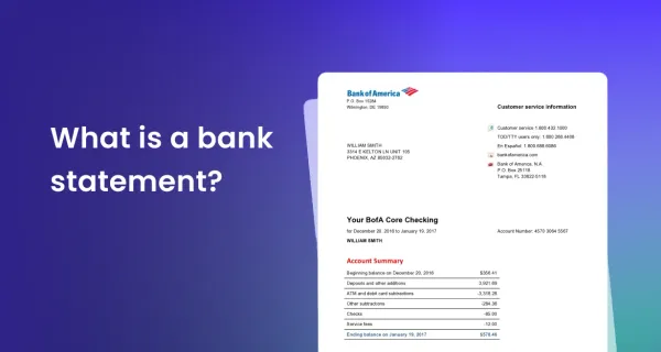 What is a bank statement? How to read?